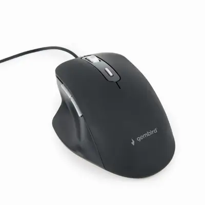 GEMBIRD MOUSE GEMBIRD cu fir, pt. PC sau NB, USB, optic, 3600 dpi, butoane-scroll 6-1, Negru…