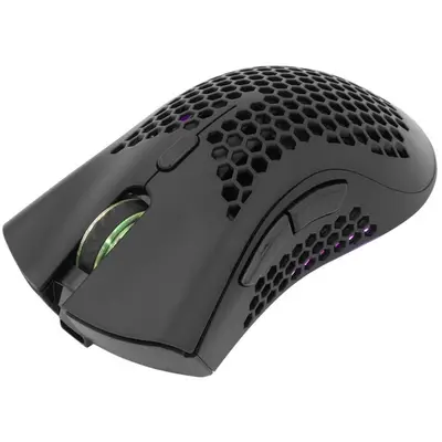 White Shark Mouse gaming Wireless White Shark GM-5012 LIONEL, 10.000 dpi, 6 butoane, RGB, Negru