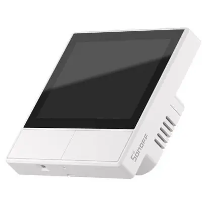 Intrerupator Smart cu touch si functie termostat Sonoff NS Panel - alb