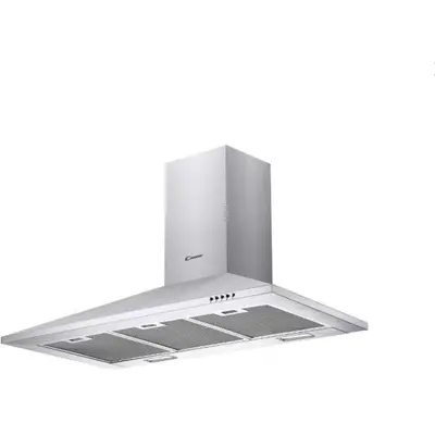Hota Decorativa CCE119/1X 305 M3/h 1 Motor Filtru Metalic LED 90Cm Clasa C Inox