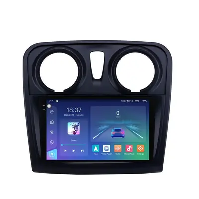 Navigatie dedicata cu Android Dacia Logan II 2012 - 2020, 4GB RAM, Radio GPS Dual Zone, Display 2K…