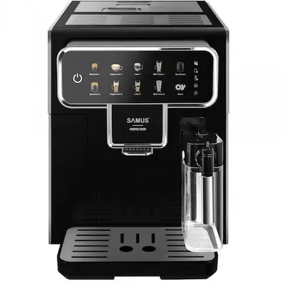 Samus Espressor Automat Samus PERFECTION, 1350 W, 15 Bari, 7 optiuni de cafea, Rezervor de apa…