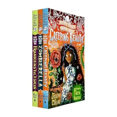 Fairy Tales Gone Bad Series Collection 3 Books Set By Joseph Coelho (Zombierella, Creeping Beauty…