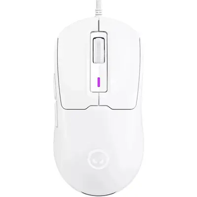 LORGAR Mouse Gaming Lorgar MSA10, 12000 dpi, cu fir, 6 butoane, interfata USB, Alb