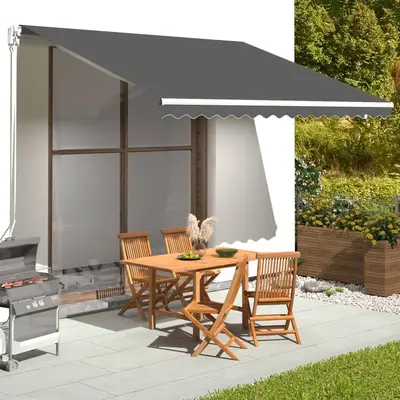 Panza de rezerva copertina, antracit, 4x3,5 m