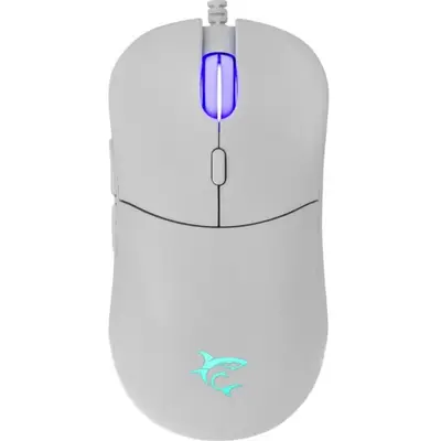 White Shark Mouse Gaming White Shark GM-5010 BAGDEMAGUS, 7200 DPI, Alb