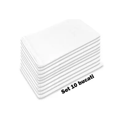 Set 10 scutece tetra, MimiNu, Din bumbac, Refolosibile, Cu multiple intrebuintari, Dimensiune 70x80…
