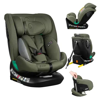 Scaun auto, Lionelo, Bastiaan One i-Size, 4 in 1, Protectie laterala, Cu spatar inclinabil in 4…