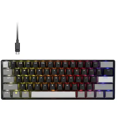 CORSAIR Tastatura mecanica gaming Corsair Clipper Pro Mini 60, MGX Hyperdrive Core Hall Effect…