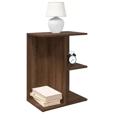 Noptiere 2 buc stejar maro 46,5x29x61 cm lemn prelucrat