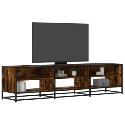 Comoda tv, stejar fumuriu, 180x40x46 cm, lemn prelucrat