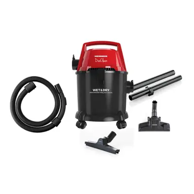 HEINNER Aspirator Heinner WET&DRY HVC-MWD1400PBK, 1400W, filtru Hepa, sac textil, 3 l, recipient…
