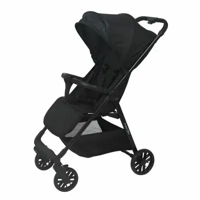 Carucior sport, FreeON, Velo, 5.3 Kg, De la nastere pana la 22 kg, Cu copertina mare, Black