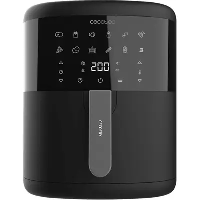 CECOTEC Friteuza cu aer cald, fara ulei Cecotec Bombastik 6000, 1700W, 6L, Control tactil, 12…