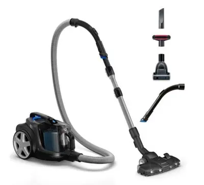Aspirator fara sac Philips Seria 7000, Tehnologie PowerCyclone 8, 900 W, Filtru alergenic H13, Cap…