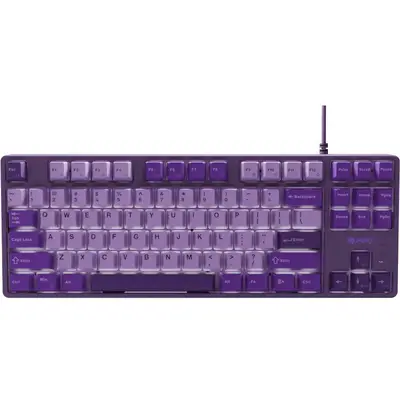 FURY Tastatura Gaming mecanica cu fir Fury Kanabo K2 TKL, iluminare, lungime cablu 160cm, Violet