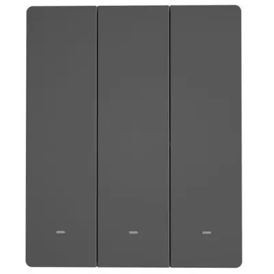 Intrerupator smart WiFi Sonoff M5-3C-80, 2.4 GHz, bluetooth, mecanic, 3 canale