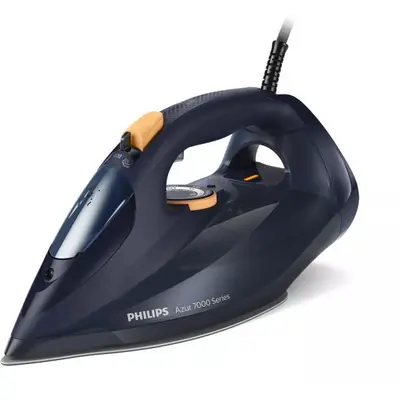 Philips Fier de Calcat PHILIPS Seria 7000 DST7060/20, 3000W, 250g/min, 300ml, Talpa SteamGlide…