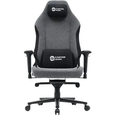 Canyon Scaun gaming Canyon Boulder CND-XLCH01, 5 roti, reglabil inaltime, 150 kg, Gri