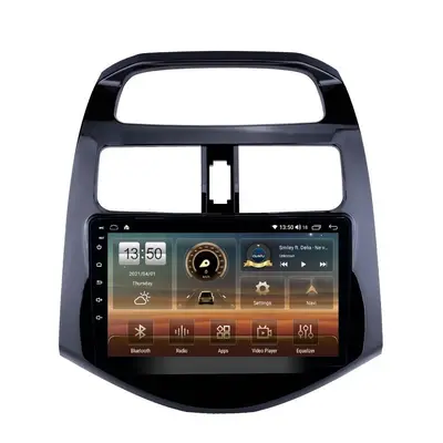 Navigatie dedicata cu Android Chevrolet Spark 2009 - 2015, 4GB RAM, Radio GPS Dual Zone, Display HD…