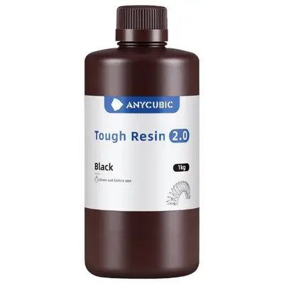 ANYCUBIC Rasina imprimanta 3D ANYCUBIC Tough Resin 2.0, Negru, 1 kg, 405 nm