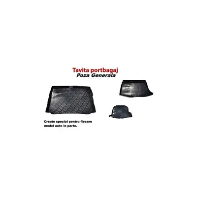 Covor portbagaj tavita Audi A3 8V sportback 2012-> cu roata de rezerva ( PB 5008 )