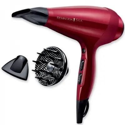 Uscator de par 3 Trepte temperatura 2 Viteze Turbo Difuzor volum Concentrator 2400 W Rosu