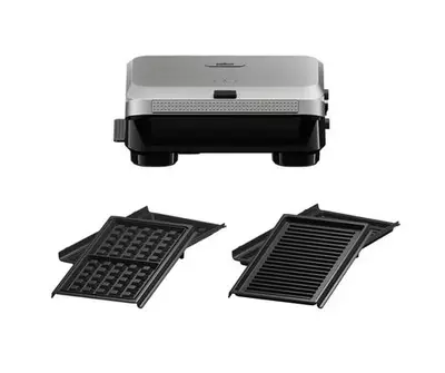 Sandwich-maker BRAUN SM5006, 800W, 2 seturi placi detasabile, invelis antiaderent premium, tava…