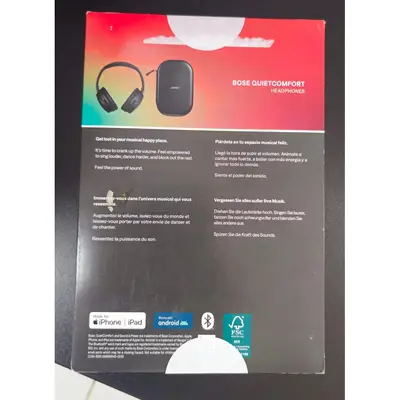 Casti Resigilat QuietComfort Cu Anulare Zgomot Wireless Negru