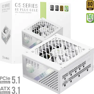 Gamemax Sursa alimentare Gamemax GS 850G WH, 80+ Gold, 850W, SFX, Complet modulara