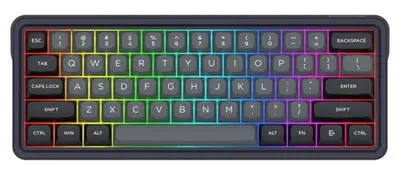 Tastatura Redragon Draconic V2, iluminare RGB, Wired, Wireless 2.4Ghz, Bluetooth (Negru)
