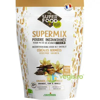 Supermix cu Migdale, Chia si Vanilie fara Gluten Ecologic/Bio 350g