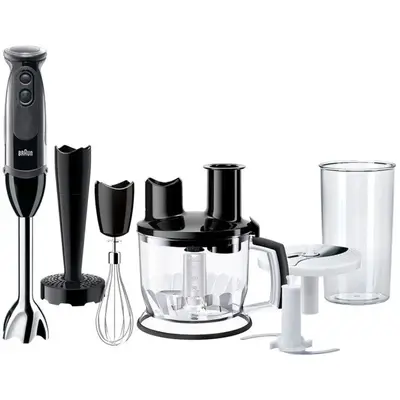 BRAUN Mixer vertical Braun MQ5277BK, 1.5L, 1000W, argintiu-negru