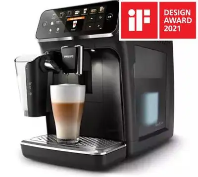 Espressor automat Philips LatteGo EP5441/50, 1500 W, 15 bar, Filtru AquaClean, 12 bauturi, Rasnita…