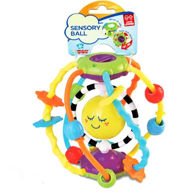 Little Learner Jucarie senzoriala Little Learner Prima mea mingiuta senzoriala, stimulare tactila…