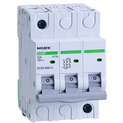 Separator de sarcina pentru fotovoltaice Ex9IP 3P 32A DC Noark 101759