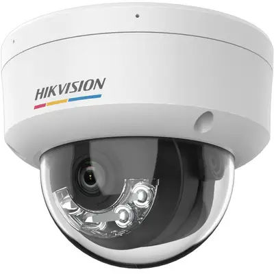 Camera dome IP ColorVu Hikvision DS-2CD1147G3H-LIU, 4MP, lentila 2.8mm, microfon, Smart Hybrid…