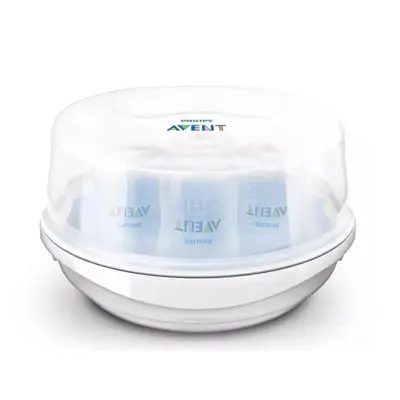 Sterilizator pentru microunde, Philips Avent, Gata in 2 min., Pentru pompe de san, suzete…