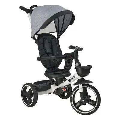 Tricicleta copii, Bebe Stars, Spark, Pliabila, Rotire 360 grade, Cu suport pahar, Pana la 25 kg…