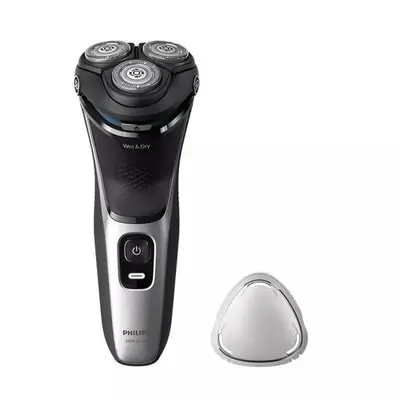 Aparat de ras Philips Shaver Seria 3000 S3143/00, fara fir, Sistem de lame PowerCut cu 27 de lame…