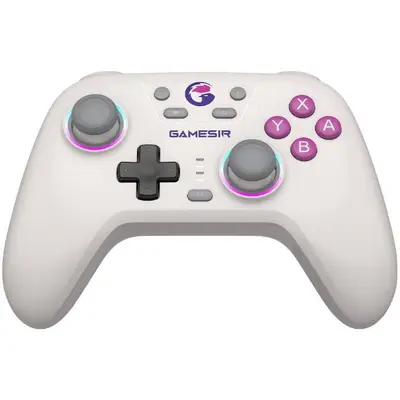Controller fara Fir T4n pentru Switch Android iOS PC si Steam Bluetooth 1200mAh Alb