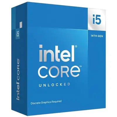 Procesor Intel Core™ i5-14600KF, 2.6GHz la 5.3GHz turbo, 24MB, Socket LGA1700 (Box)