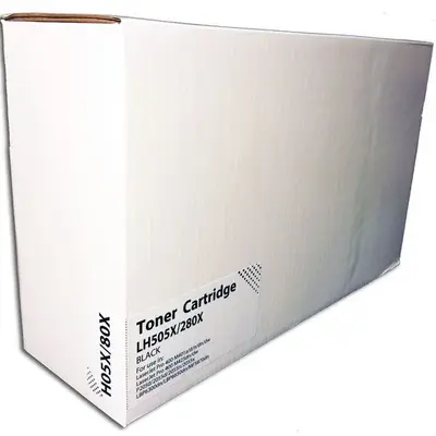 WB Toner Compatibil Black, CE505X/CRG719H-WB, pentru HP P2055, Canon…