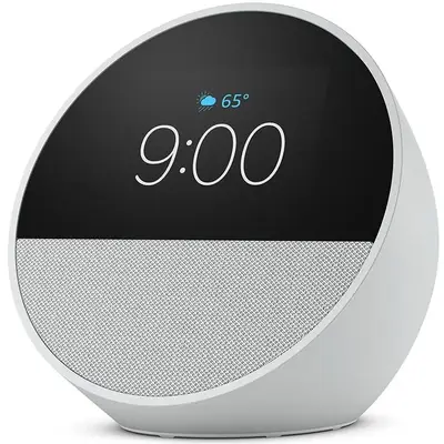 Amazon Boxa inteligenta Amazon Echo Spot 2024, Display 2.83, Wi-Fi, Bluetooth, Alb
