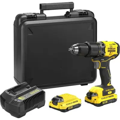 Stanley Masina de gaurit si insurubat cu percutie Stanley FatMax SFMCD715D2K-QW, 18V, 1900 rpm, 60…