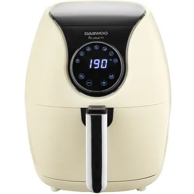 Daewoo Friteuza fara ulei Daewoo AirFryer, 1500 W, 3.6l, 12 programe, Crem