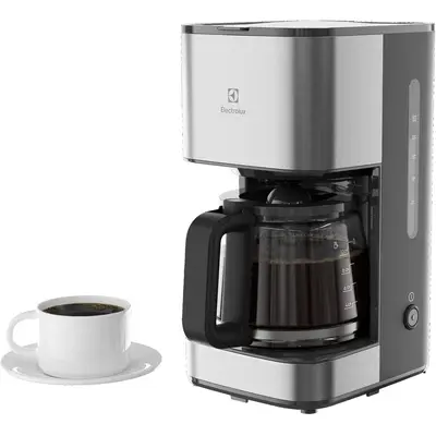 Electrolux Cafetiera Electrolux Create 3 E3CM1-3ST, 1080 W, 1,25l, cana din sticla borosilicata…