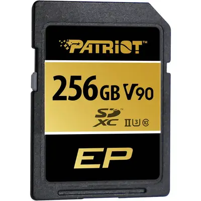 Patriot Card memorie Patriot microSDXC, 256GB, V90 UHS-II U3 C10 300/260MB/s