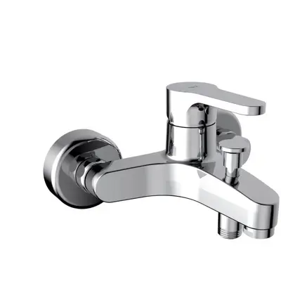 Roca Baterie cada Roca, Gama Arola, cartus ceramic, levier metalic, diverter, monocomanda, crom
