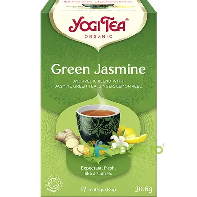 Ceai Verde Green Jasmine cu Iasomie si Ghimbir Ecologic/Bio 17dz - 30.6g